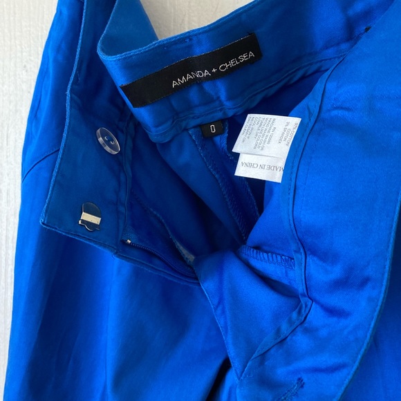 Amanda + Chelsea Tapered Blue Pants - Picture 3 of 5